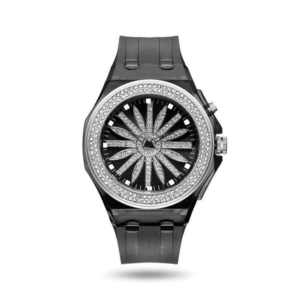 Relógio Feminino Aço Inoxidável Luxo - club das compras