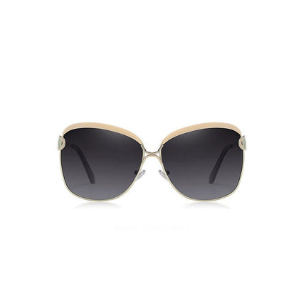 Óculos de Sol Feminino Quadrado Polarizado Luxo - club das compras
