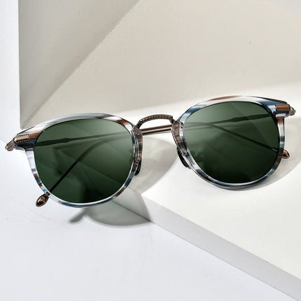 Óculos de Sol Feminino Titânio Polarizado Leopardo - club das compras