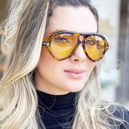Óculos de Sol Feminino Degradê Dandara - club das compras
