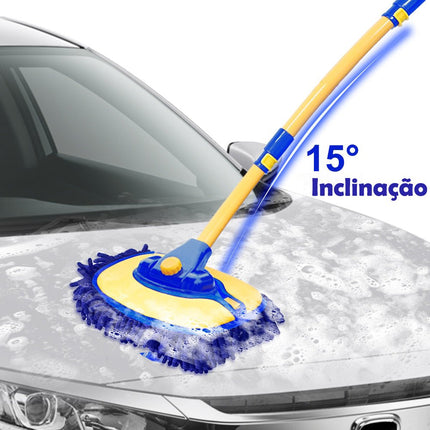 Esfregão Para Limpeza Lavar Carro 90° Ajustável - club das compras