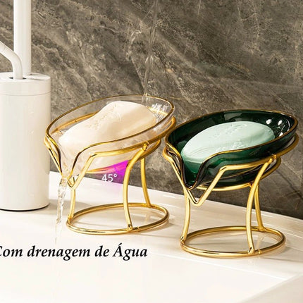 Saboneteira Luxo Bancada Banheiro Style - club das compras