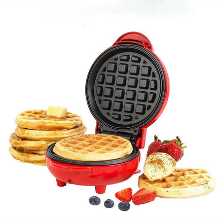 Mini Máquina Elétrica de Waffle Pórtátil.